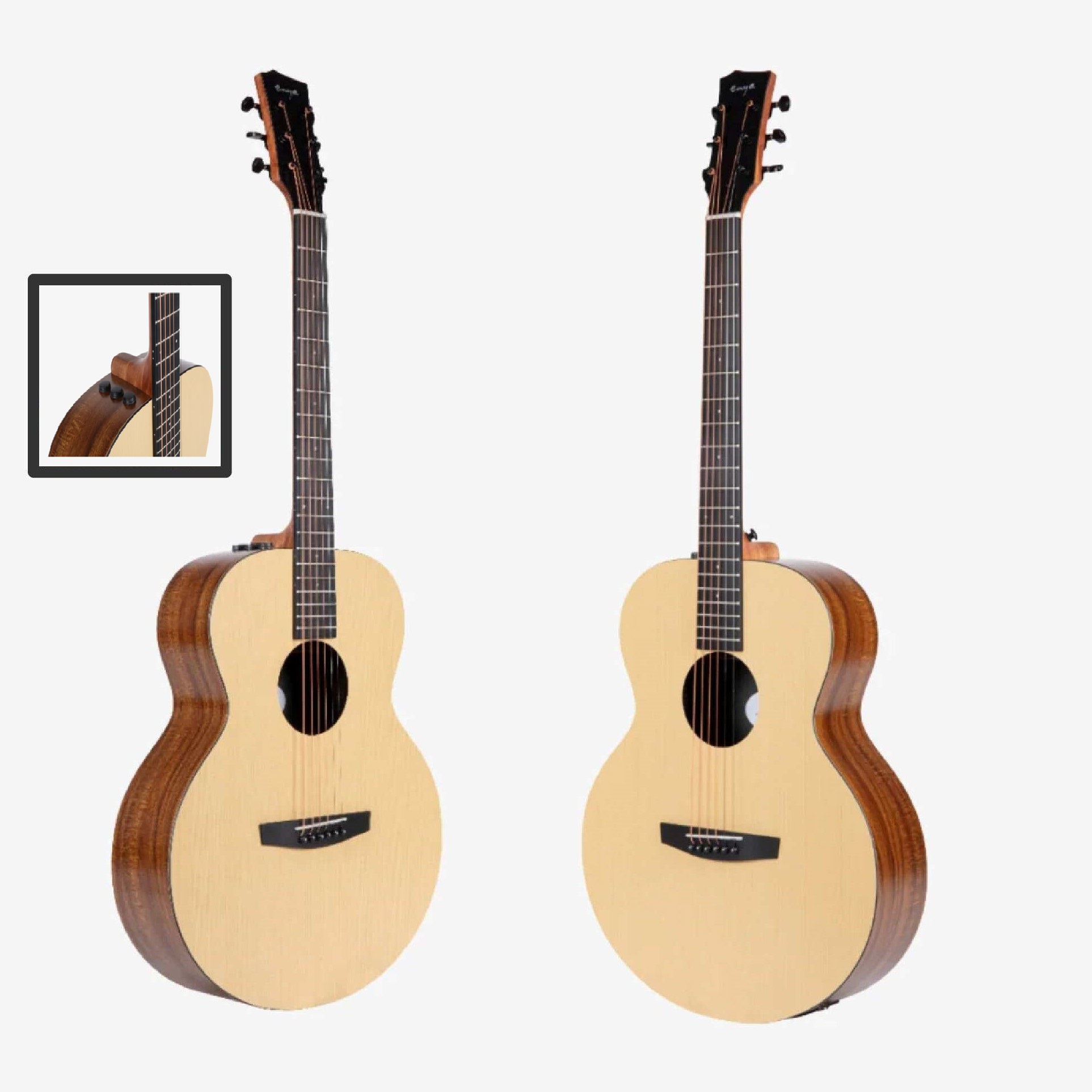 ENYA EA-X0 Acoustic Guitar (With Electric Box)