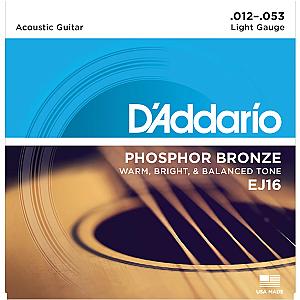 D'ADDARIO EJ16 - PHOSPHOR BRONZE Acoustic Guitar Strings