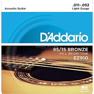 D'ADDARIO EZ910 - 85/15 BRONZE Acoustic Guitar Strings