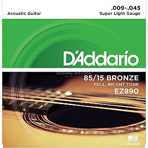 D'ADDARIO EZ890 - 85/15 BRONZE Acoustic Guitar Strings