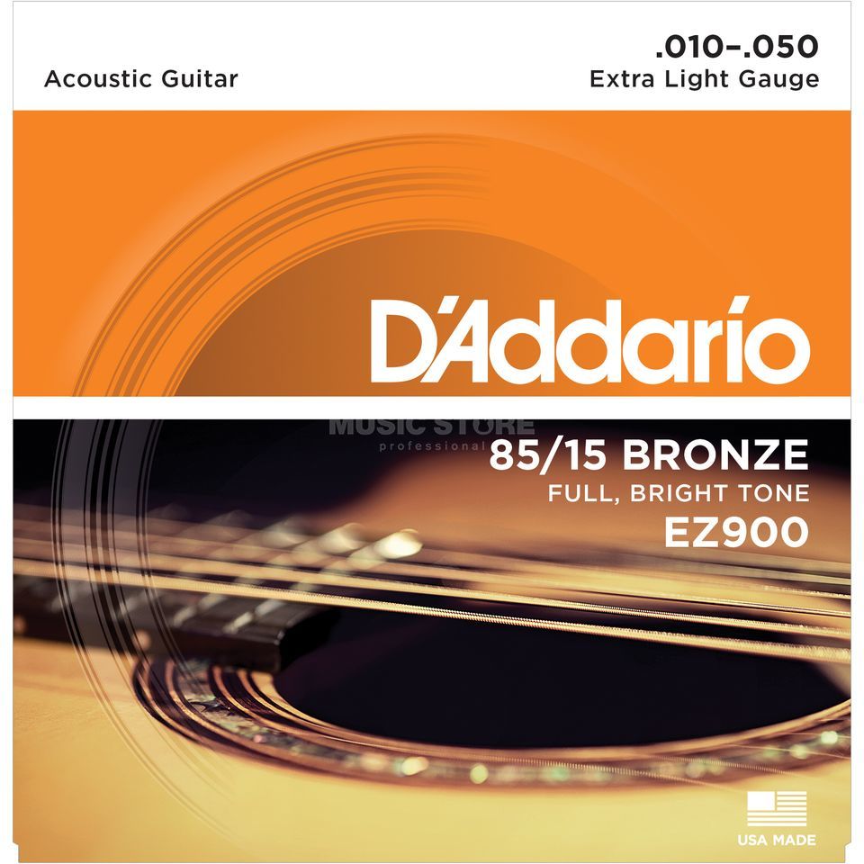 D'ADDARIO EZ900 - 85/15 BRONZE Acoustic Guitar Strings