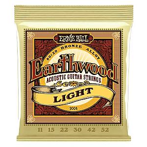 ERNIE BALL 2004 - LIGHT EARTHWOOD (80/20 BRONZE) Acoustic Guitar Strings
