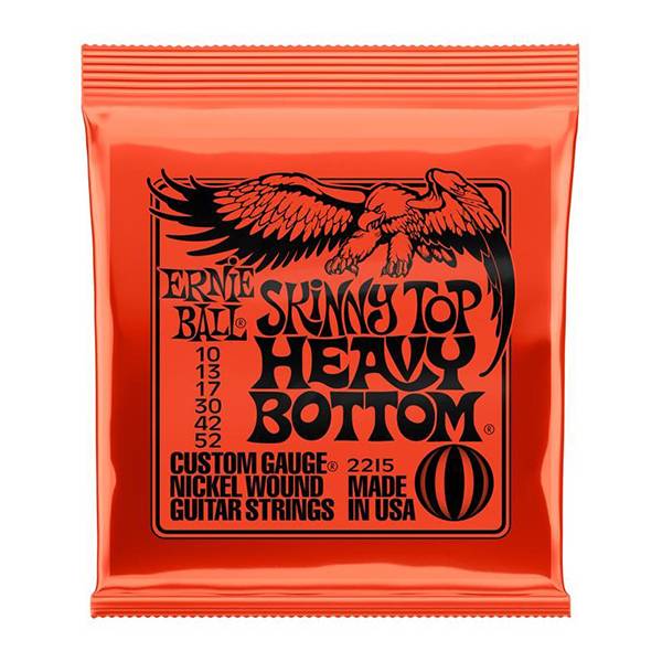 ERNIE BALL 2215 - SKINNY TOP HEAVY BOTTOM NICKEL WOUND Electric Guitar Strings