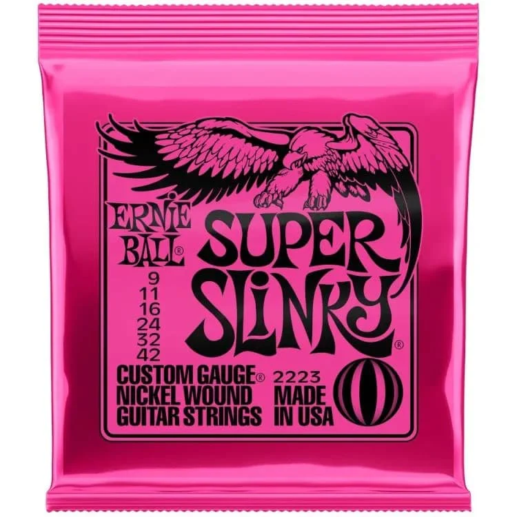 ERNIE BALL 2223 - SUPER SLINKY NICKEL WOUND Electric Guitar Strings