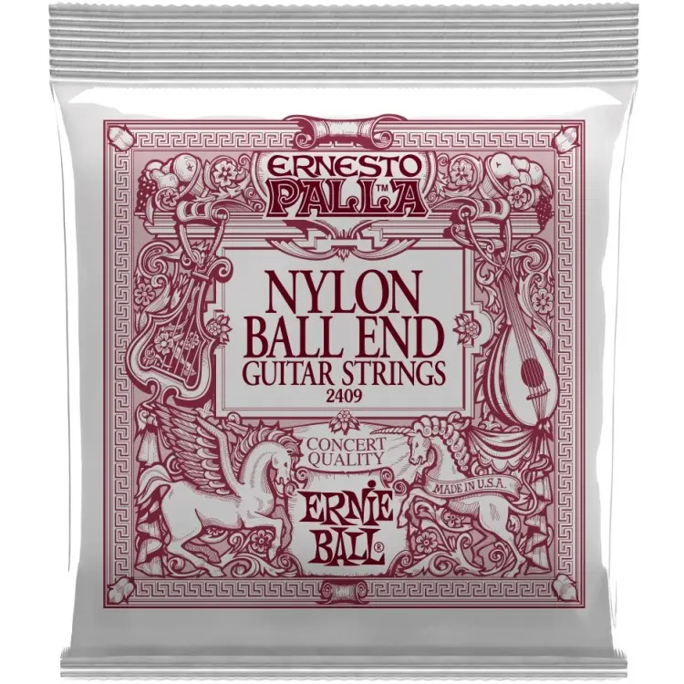 ERNIE BALL 2409 ERNESTO PALLA CLEAR NYLON BALL END Classical Guitar Strings