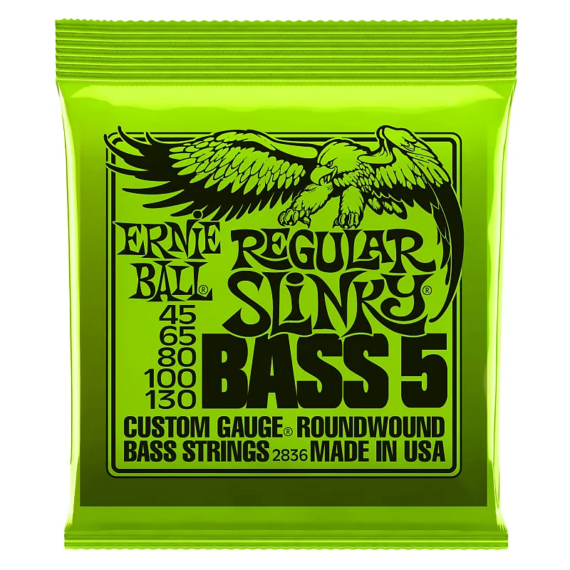 ERNIE BALL 2836 - REGULAR SLINKY BASS 5 Electric Bass Strings