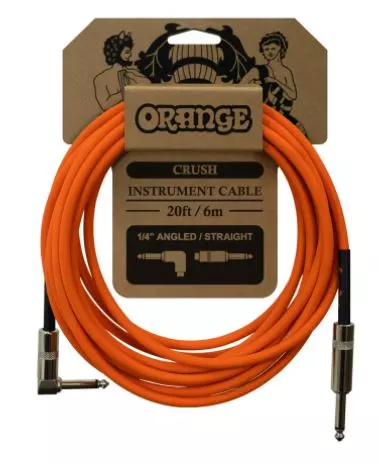 Orange CA037 6 m Straight - Angled Instrument Cable